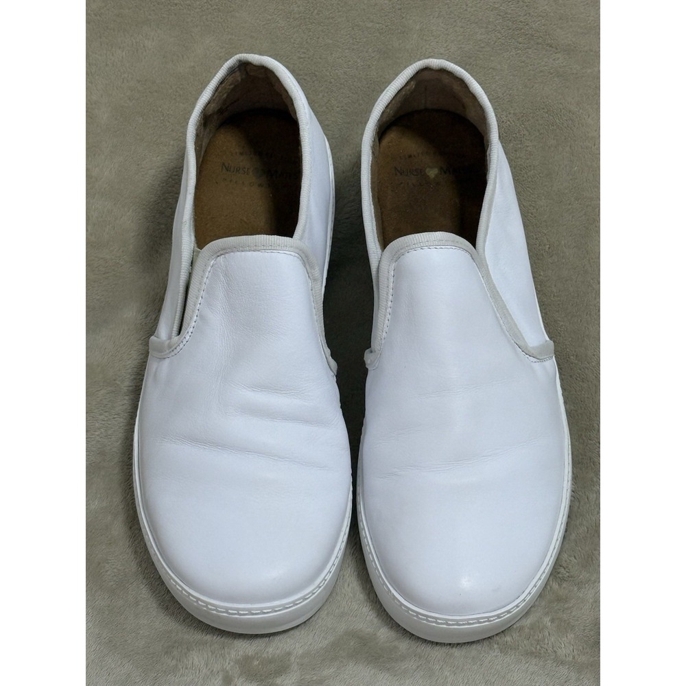 Nurse Mates Limited Edition Adela Slip-On Shoes White Women's 10M Hospital PRN - Picture 3 of 13